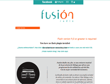 Tablet Screenshot of fusionradio.es